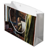 Grand Sac Cadeau Girl Reading a Letter à Open Window, Vermeer (Dos Angle)