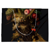 Grand Sac Cadeau Giuseppe Arcimboldo - Quatre saisons en une tête (Dos)