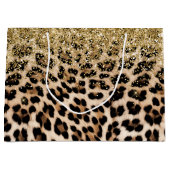 Grand Sac Cadeau Glam Gold Parties scintillant crème Parties scinti (Devant)