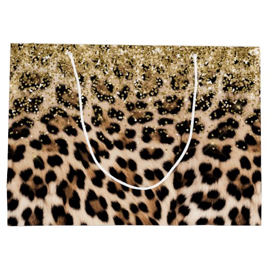 Grand Sac Cadeau Glam Gold Parties scintillant crème Parties scinti (Dos)