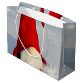 Grand Sac Cadeau Gnome scandinave de Noël (Dos Angle)