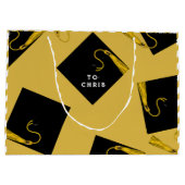 Grand sac cadeau Gold (Dos)