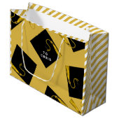 Grand sac cadeau Gold (Devant Angle)