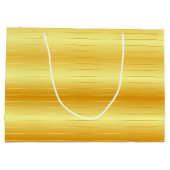 Grand Sac Cadeau Gold Look Elegant Moderne Glamour Modèle (Dos)