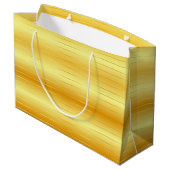 Grand Sac Cadeau Gold Look Elegant Moderne Glamour Modèle (Dos Angle)