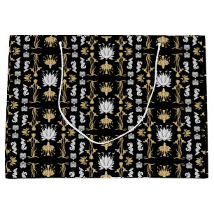 Grand Sac Cadeau Gold Retro Art Nouveau
