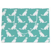 Grand Sac Cadeau Golden Retriever (Devant)