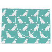 Grand Sac Cadeau Golden Retriever (Dos)