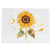 Grand Sac Cadeau Golden Sunburst (Dos)