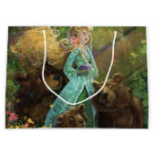 Grand Sac Cadeau Goldilocks et les trois ours (Devant)