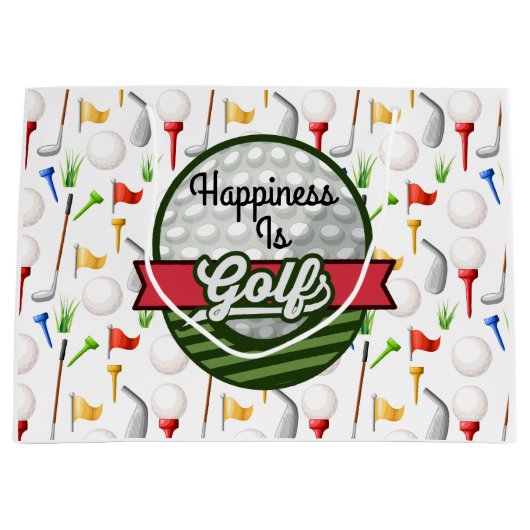 Grand Sac Cadeau Golf (Devant)