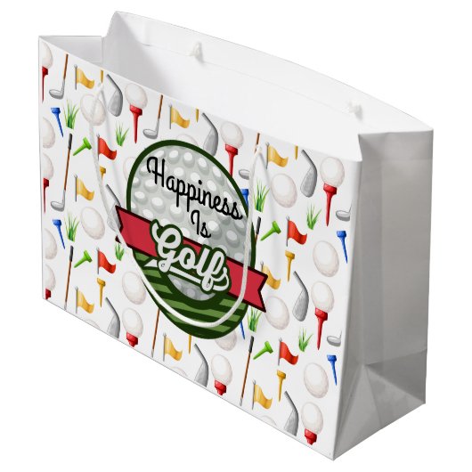 Grand Sac Cadeau Golf (Dos Angle)