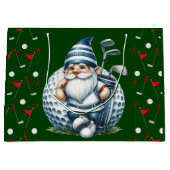 Grand Sac Cadeau Golf Gnome (Devant)