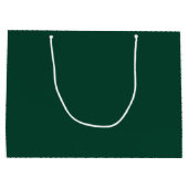 Grand Sac Cadeau Golf Noël thème avec le Père Noël sur le parcours (Dos)