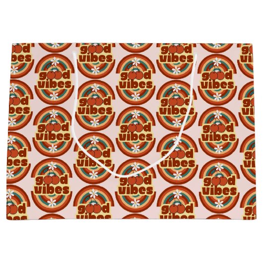 Grand Sac Cadeau Good Vibes (Devant)