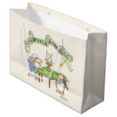 Grand Sac Cadeau GOPHER BAROQUE par Sandra Boynton (Devant Angle)