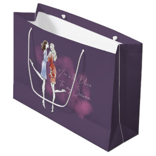 Grand Sac Cadeau Gossip Girl - Tu es le Blair de ma Serena