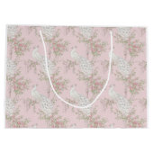 Grand Sac Cadeau Graceful Peacock ornament  (Dos)