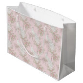 Grand Sac Cadeau Graceful Peacock ornament  (Dos Angle)