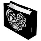 Grand Sac Cadeau Gracias | MERCI (Devant Angle)