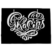 Grand Sac Cadeau Gracias | MERCI (Dos)