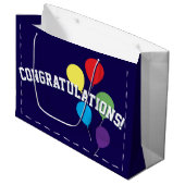 Grand Sac Cadeau graduation gift bag (Devant Angle)