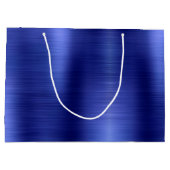 Grand Sac Cadeau Graduation personnalisée Bleu & Or (Dos)