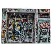 Grand Sac Cadeau Graffiti Cool Moderne Urbain Art de rue (Dos)