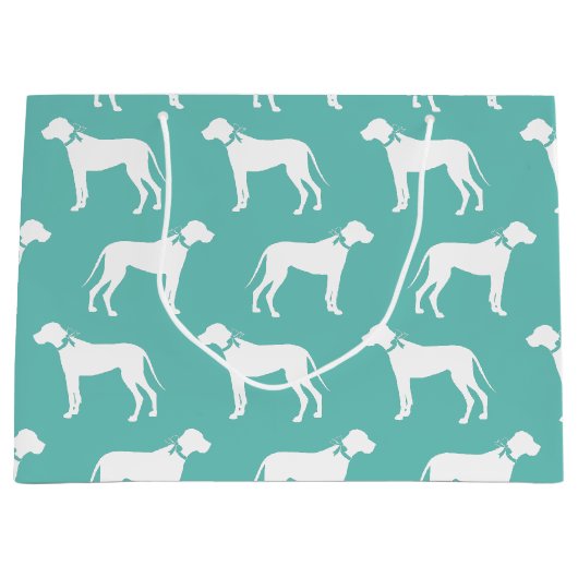 Grand Sac Cadeau Grand Chien Danois Chien Chien Chien Chien Chien C (Devant)