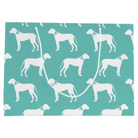 Grand Sac Cadeau Grand Chien Danois Chien Chien Chien Chien Chien C (Dos)