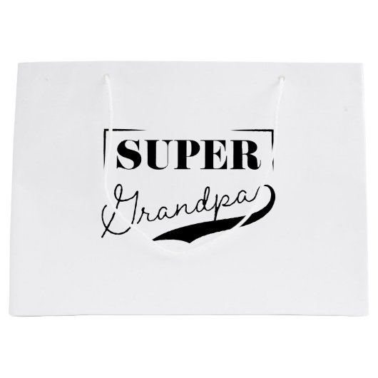 Grand Sac Cadeau Grand-père (Devant)