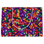 Grand Sac Cadeau Grand sac-cadeau Anniversaire de enfant Crayon (Devant)