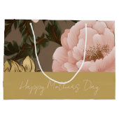 Grand Sac Cadeau Grande fleur oversize (Dos)