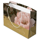 Grand Sac Cadeau Grande fleur oversize (Dos Angle)