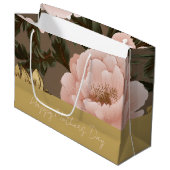Grand Sac Cadeau Grande fleur oversize (Devant Angle)