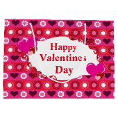 Grand Sac Cadeau Grande Saint Valentin (Dos)