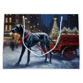 Grand Sac Cadeau Grande saison de Noël Dane (Devant)