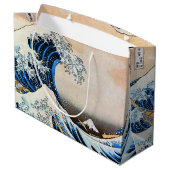 Grand Sac Cadeau Grande vague, Hokusai, Ukiyo-e (Dos Angle)