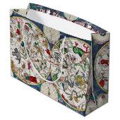 Grand Sac Cadeau Graphique en étoile (Dos Angle)