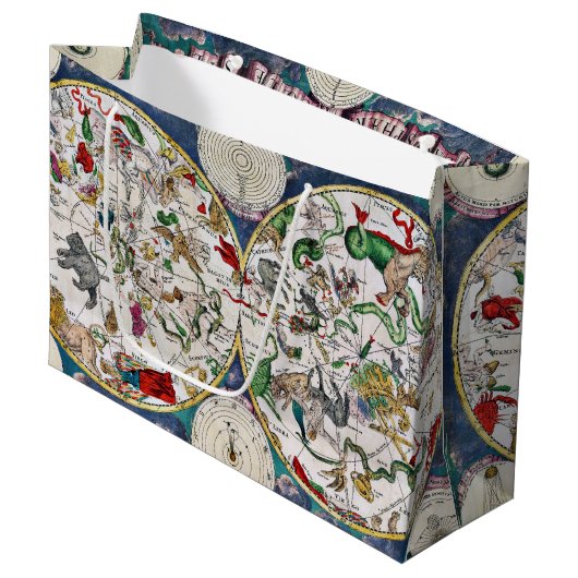 Grand Sac Cadeau Graphique en étoile (Devant Angle)