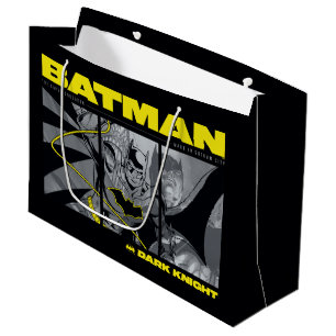 Grand Sac Cadeau Graphique triptyque de la bande dessinée de Batman