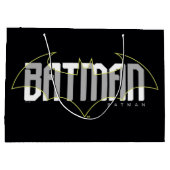 Grand Sac Cadeau Graphisme du nom Hi-Tech de Batman (Dos)