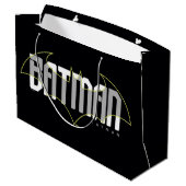 Grand Sac Cadeau Graphisme Nom Hi-Tech Batman (Dos Angle)
