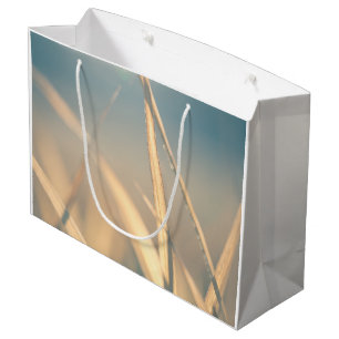 Grand Sac Cadeau Grass Floral Nature Photo
