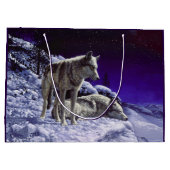 Grand Sac Cadeau Gray Wolves (Dos)