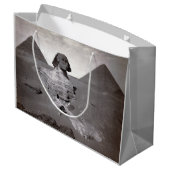 Grand Sac Cadeau Great Sphinx & Gizeh Pyramides Necropolis Egypte (Dos Angle)