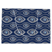 Grand Sac Cadeau Grec Mati Mataki - motif d'oeil mauvais de (Dos)