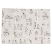 Grand Sac Cadeau Grèce antique Classique Histoire grecque Motif (Dos)