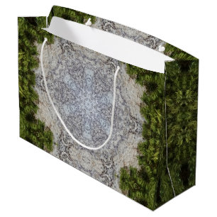 Grand Sac Cadeau Green Moss & Earth Nature Art