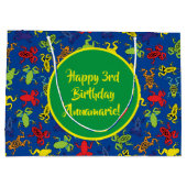 Grand Sac Cadeau Grenouille arborescente Anniversaire de enfant mûr (Dos)